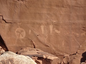 Petroglyph closeup